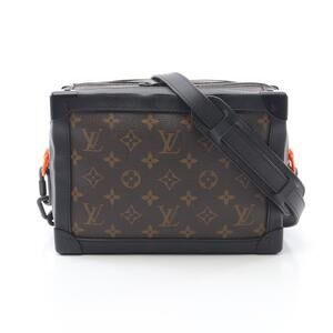 Louis Vuitton Soft Trunk Monogram Solar Ray Shoulder Bag Canvas Leather Brown
